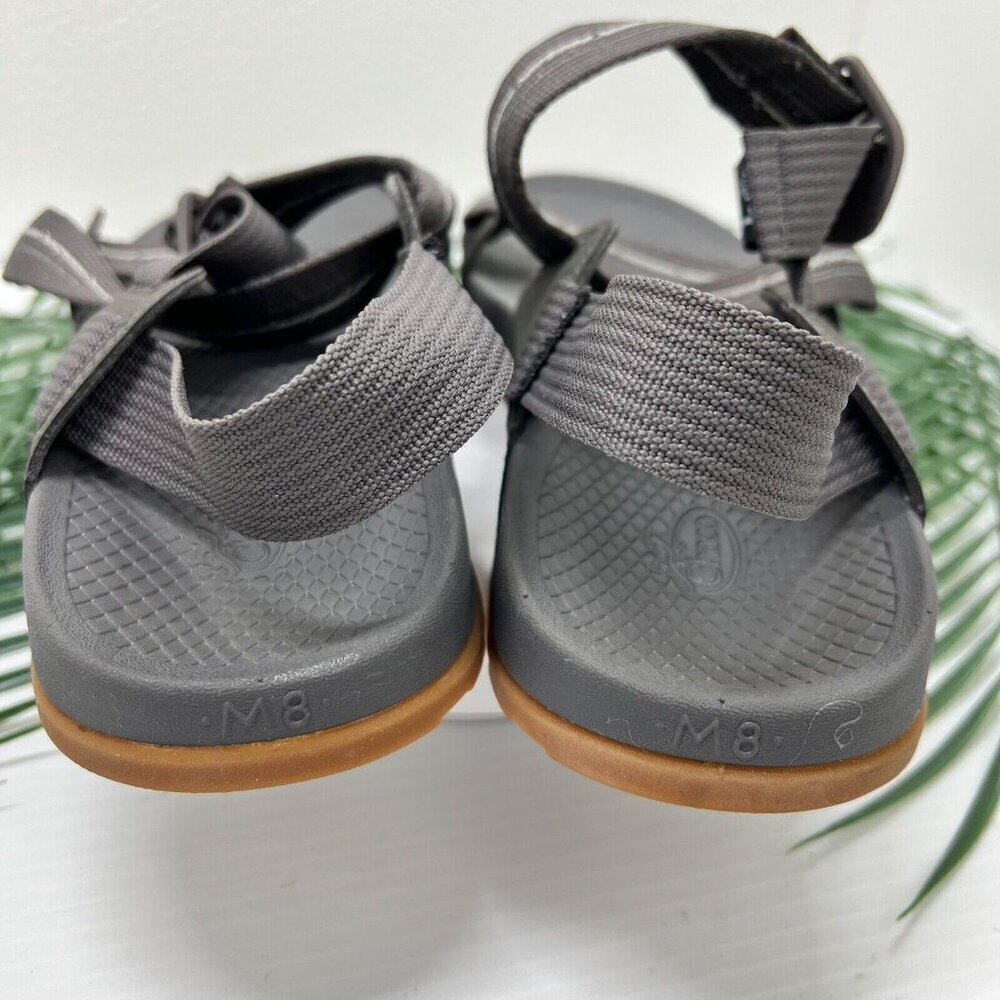 Chaco Women's Gray Lowdown Open Toe Strappy Comfort Sandals Size M8 NWOB - Picture 6 of 8